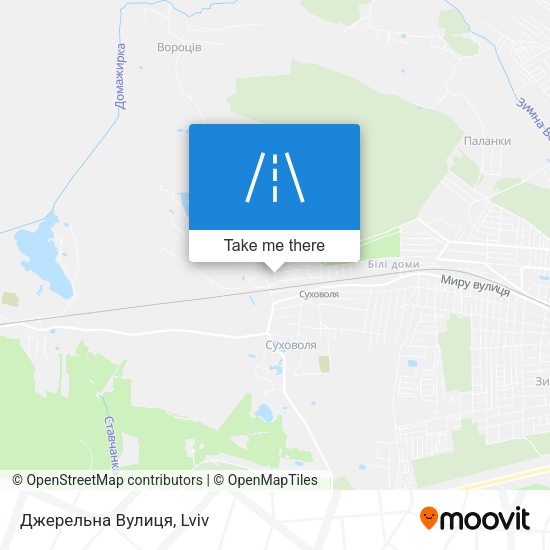 Джерельна Вулиця map