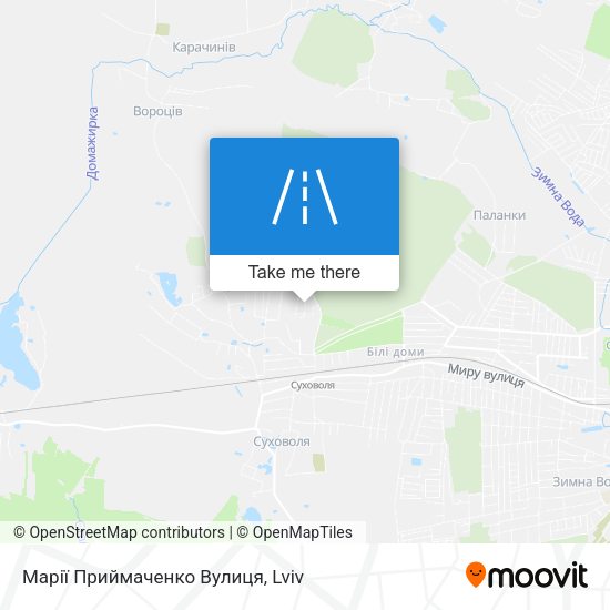Марії Приймаченко Вулиця map