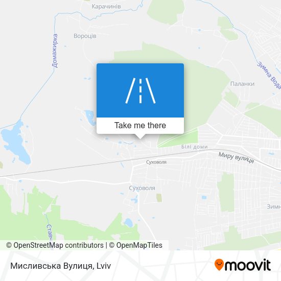 Мисливська Вулиця map