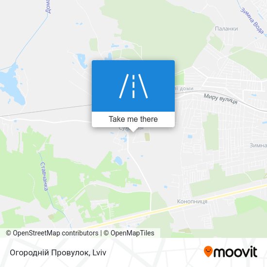 Огородній Провулок map