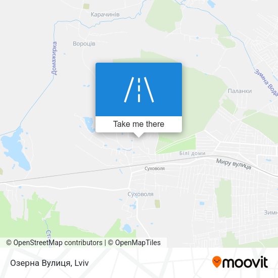 Озерна Вулиця map