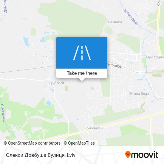 Олекси Довбуша Вулиця map