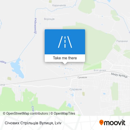 Січових Стрільців Вулиця map