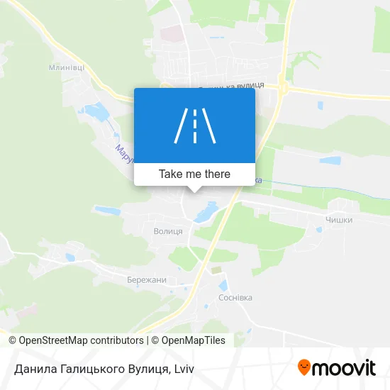 Карта Данила Галицького Вулиця