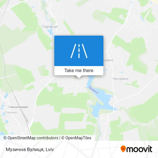 Карта Музична Вулиця