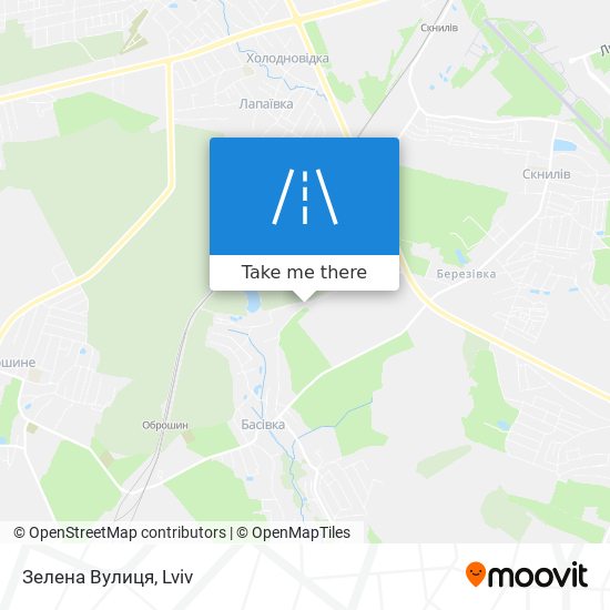 Зелена Вулиця map