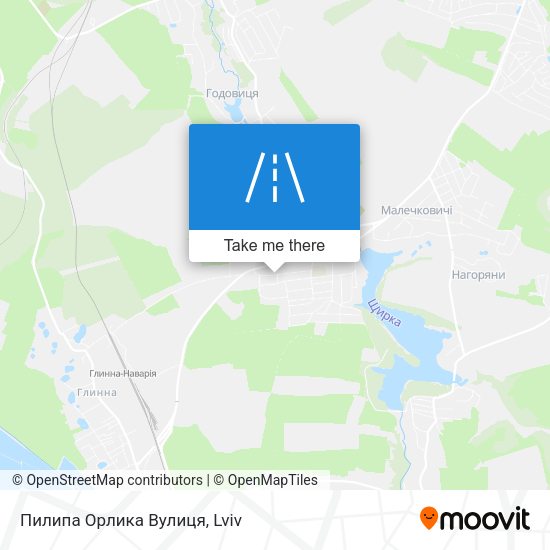 Пилипа Орлика Вулиця map