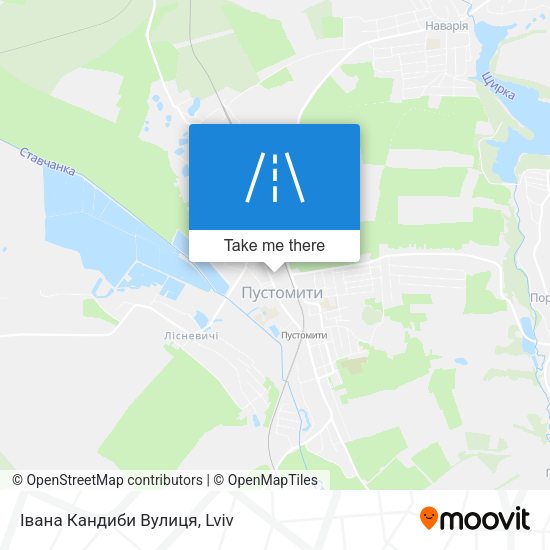 Івана Кандиби Вулиця map