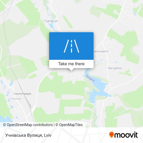 Учнівська Вулиця map