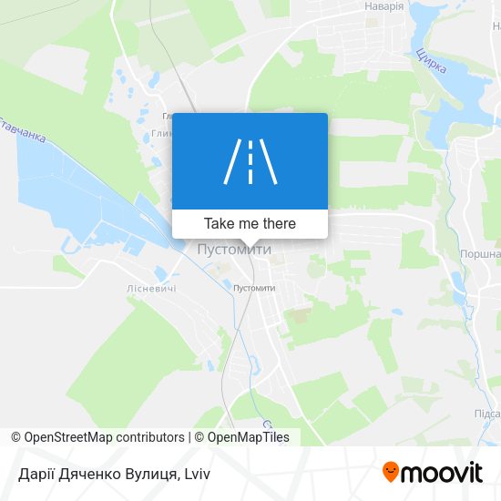 Дарії Дяченко Вулиця map