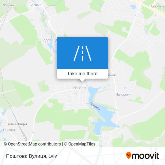 Поштова Вулиця map