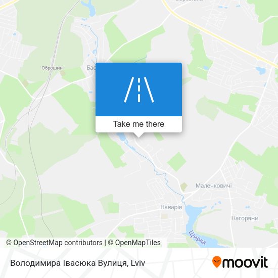 Володимира Івасюка Вулиця map