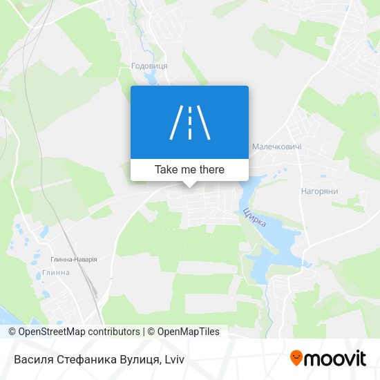 Василя Стефаника Вулиця map