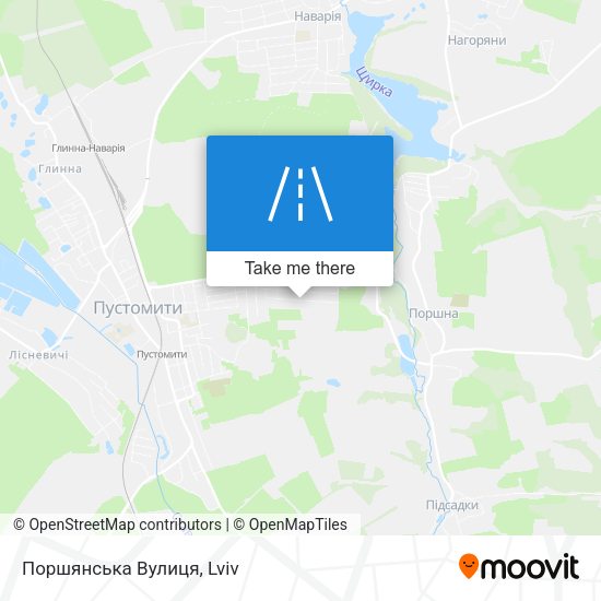 Поршянська Вулиця map
