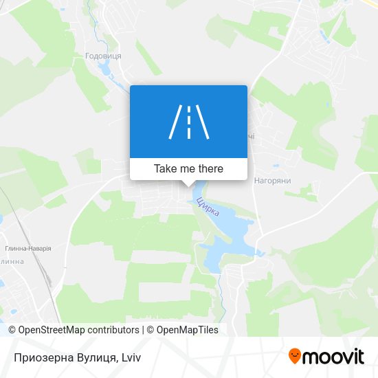 Приозерна Вулиця map