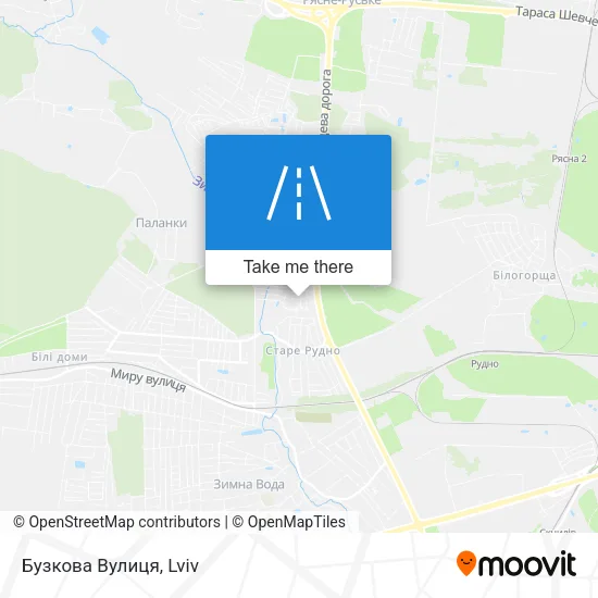 Карта Бузкова Вулиця