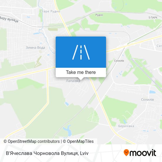 В'Ячеслава Чорновола Вулиця map