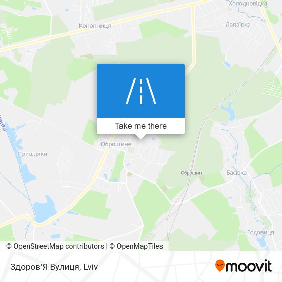 Здоров’Я Вулиця map