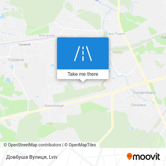 Карта Довбуша Вулиця