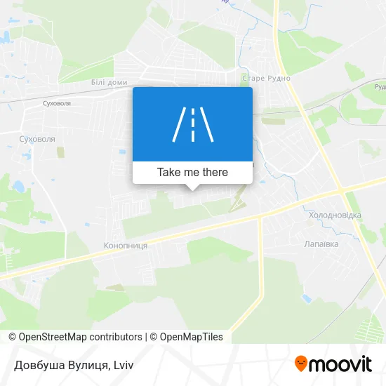 Карта Довбуша Вулиця