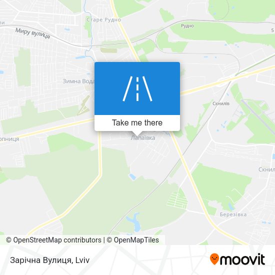 Зарічна Вулиця map