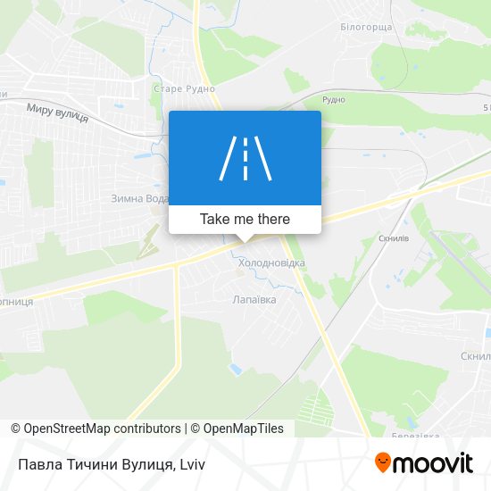 Павла Тичини Вулиця map