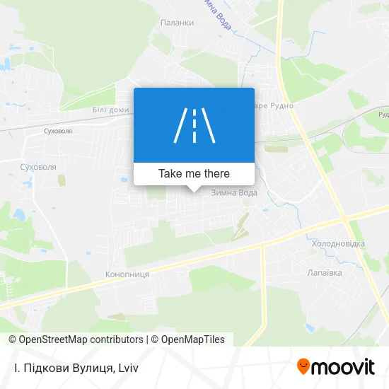 Карта І. Підкови Вулиця
