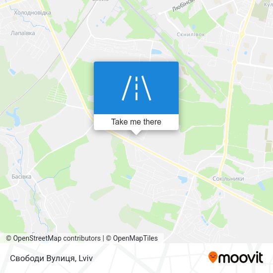 Свободи Вулиця map