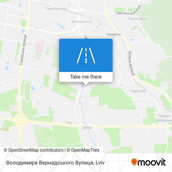 Володимира Вернадського Вулиця map