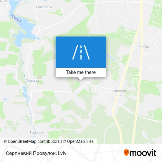 Серпневий Провулок map