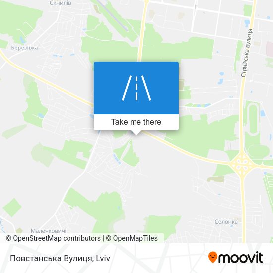 Повстанська Вулиця map