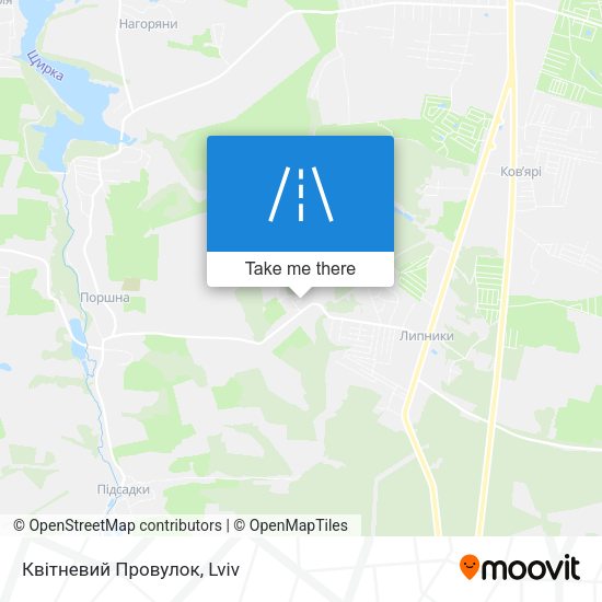 Квітневий Провулок map