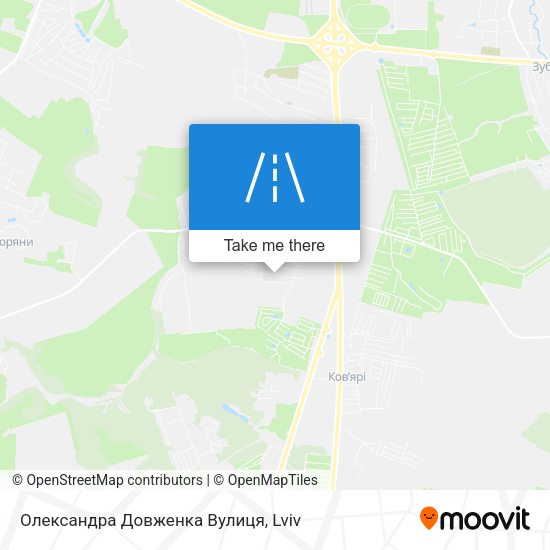 Олександра Довженка Вулиця map