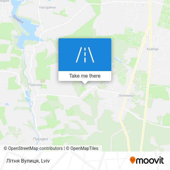 Літня Вулиця map