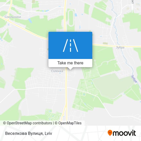 Веселкова Вулиця map