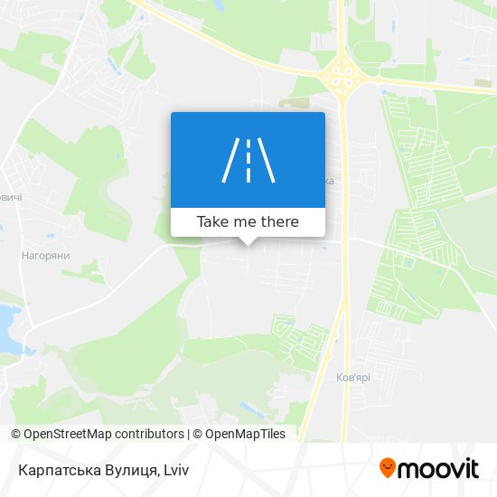 Карпатська Вулиця map