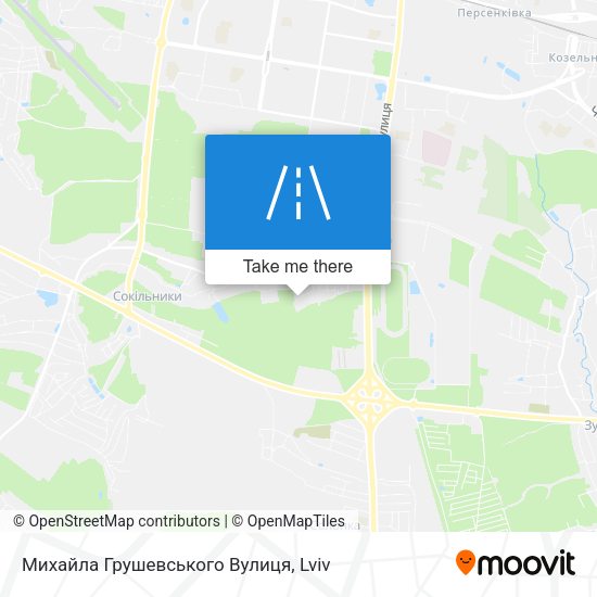 Михайла Грушевського Вулиця map