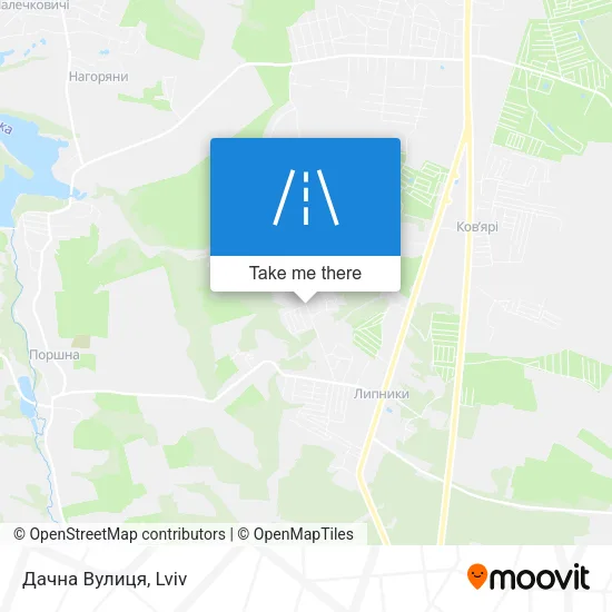 Карта Дачна Вулиця