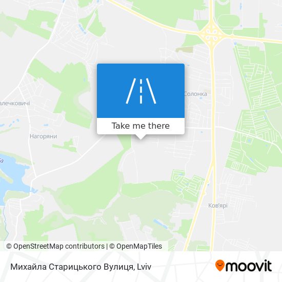 Михайла Старицького Вулиця map