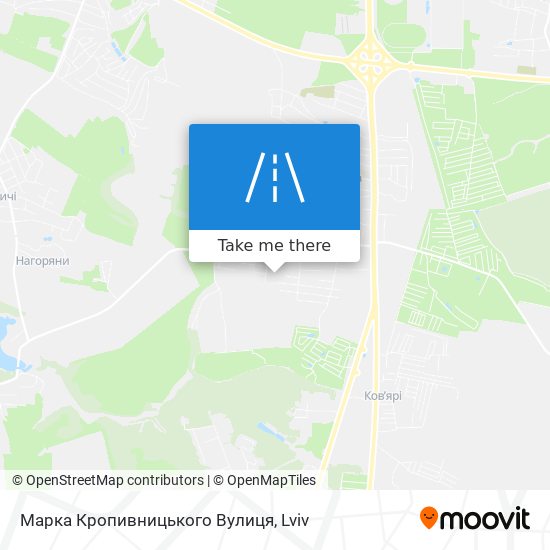 Марка Кропивницького Вулиця map