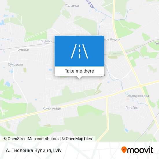 Карта А. Тисленка Вулиця