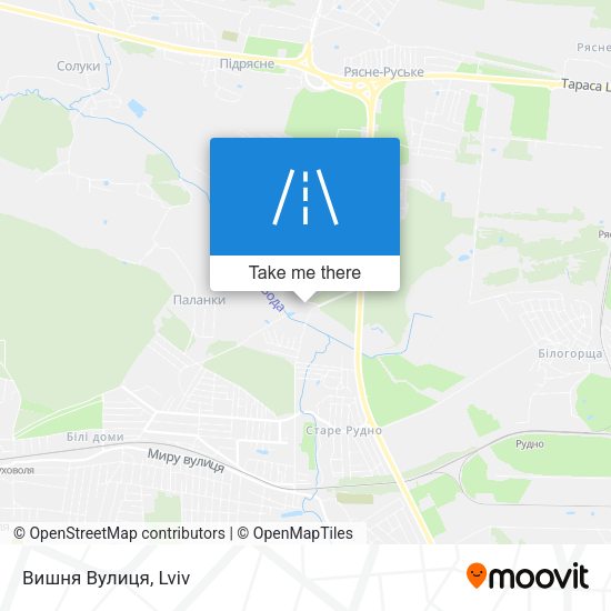 Вишня Вулиця map