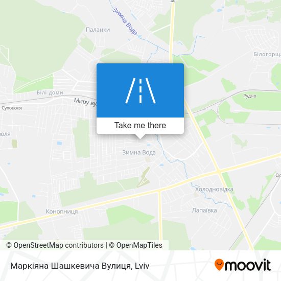 Маркіяна Шашкевича Вулиця map