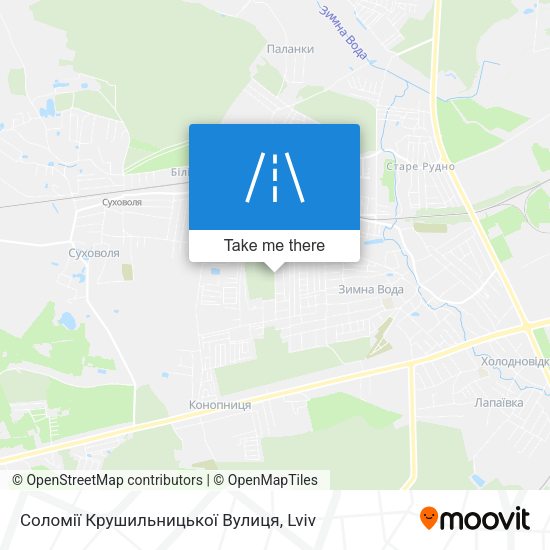 Соломії Крушильницької Вулиця map