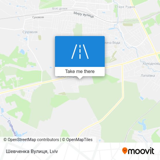 Шевченка Вулиця map