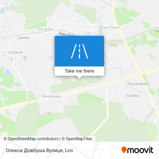 Олекси Довбуша Вулиця map