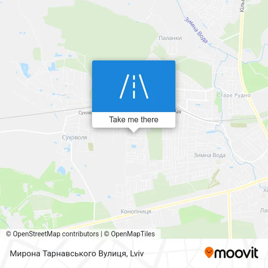 Карта Мирона Тарнавського Вулиця