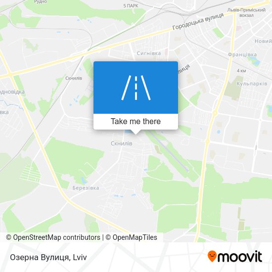 Озерна Вулиця map