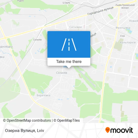 Озерна Вулиця map