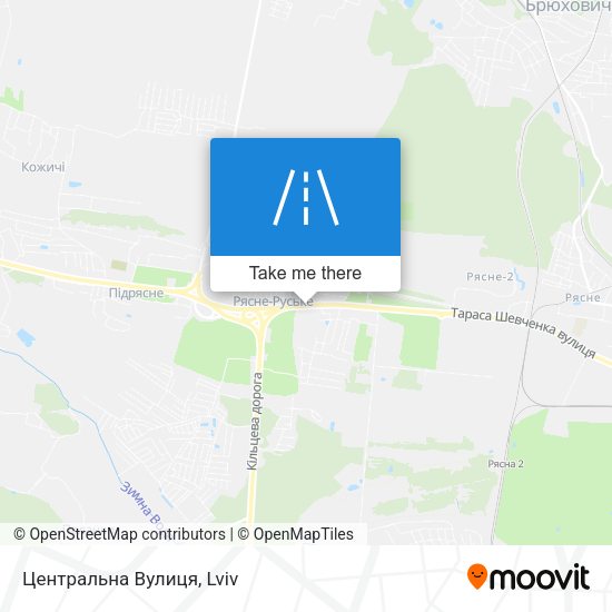 Центральна Вулиця map